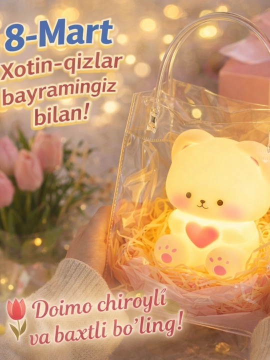 Tungi simsiz chiroq, svetilnik, silikon, sovgʻa uchun zo'r tanlov - 