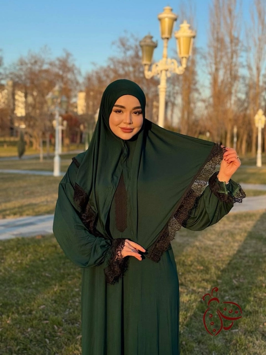Ayollar uchun hijobli abaya ko‘ylak – namoz, Umra va Haj ibodati uchun