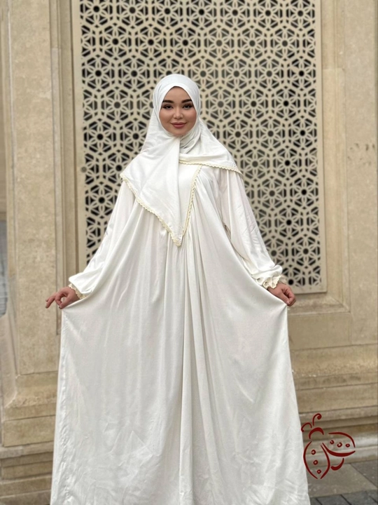 Ayollar uchun hijobli abaya ko‘ylak – namoz, Umra va Haj ibodati uchun