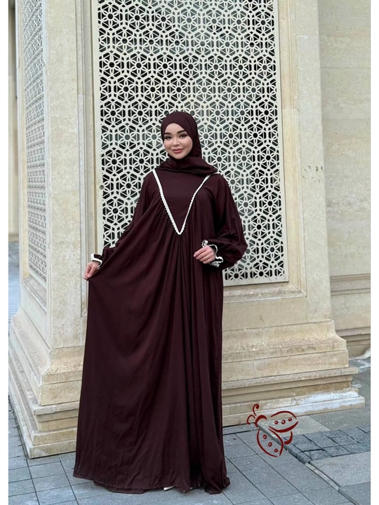 Ayollar uchun hijobli abaya ko‘ylak – namoz, Umra va Haj ibodati uchun