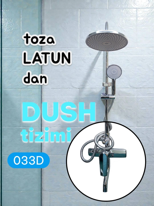 Sof jezdan yasalgan dush tizimi - uzoq muddat xizmat qiladigan, zanglamaydigan jez