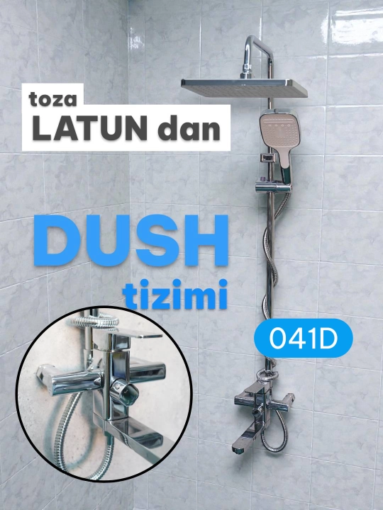Sof jezdan yasalgan dush tizimi - uzoq muddat xizmat qiladigan, zanglamaydigan jez