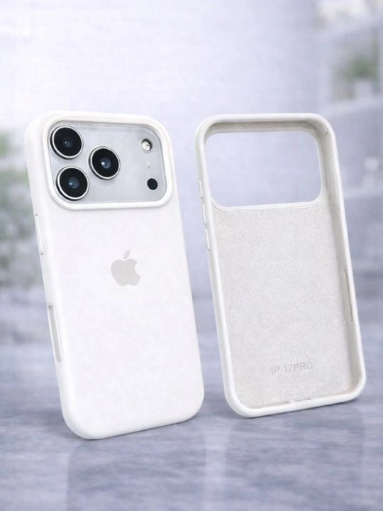IPhone 17 Pro Max silikon g'ilofi – kamera himoyasi, 1.5 mm bortik