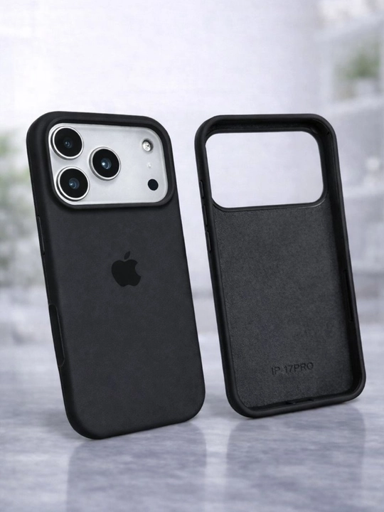 IPhone 17 Pro Max silikon g'ilofi – kamera himoyasi, 1.5 mm bortik