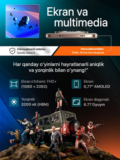 Redmi Note 15 Pro smartfon 120Hz AMOLED, 200MP kamera, 5000 mAh tez zaryad