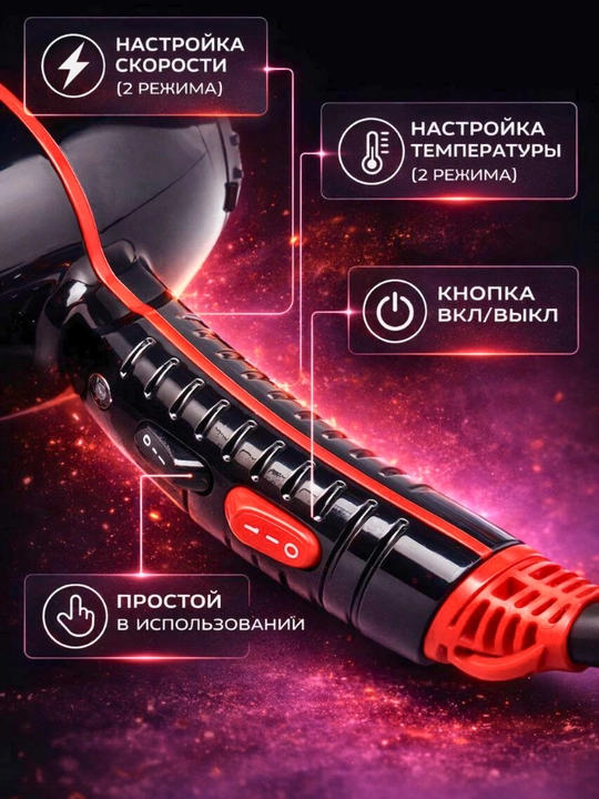 Soch quritish va turmaklash uchun fen FaKang ION FK-9900, salonchilar uchun fen