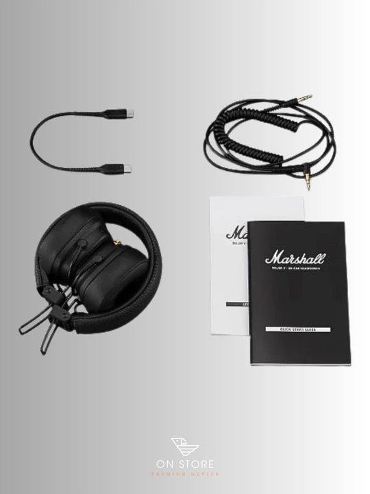 Simsiz quloqchin Marshall Major V, Bluetooth, qora GLOBAL