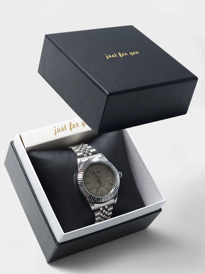 RoIex Datejust Мужские наручные часы, классические — MICRO1-ROLEX42-БЕЖМЕЛ