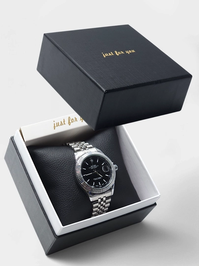 RoIex Datejust Мужские наручные часы, классические — MICRO1-ROLEX42-ЧЕРН