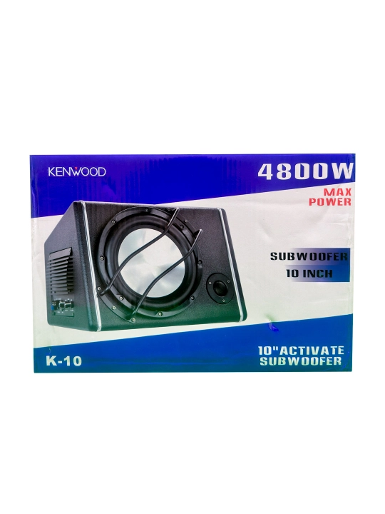 Kenwood K-K10 faol sabvuferi, Peak 4800 Vt quvvatli
