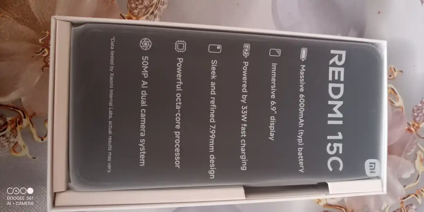 Smartfon Redmi 15C, 8/256 GB, 6.9" IPS 120 Hz, 50 MP, MediaTek Helio G81 Ultra, 6000 mA/s