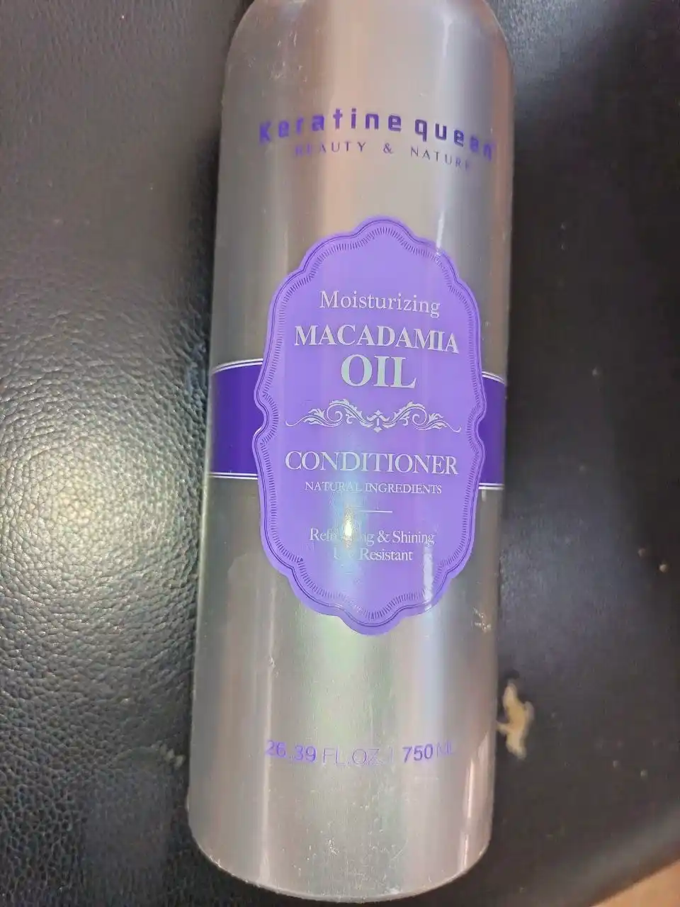 Keratine Queen makadamiya yog‘li, sulfatsiz konditsioner, barcha soch turlari uchun 750 ml