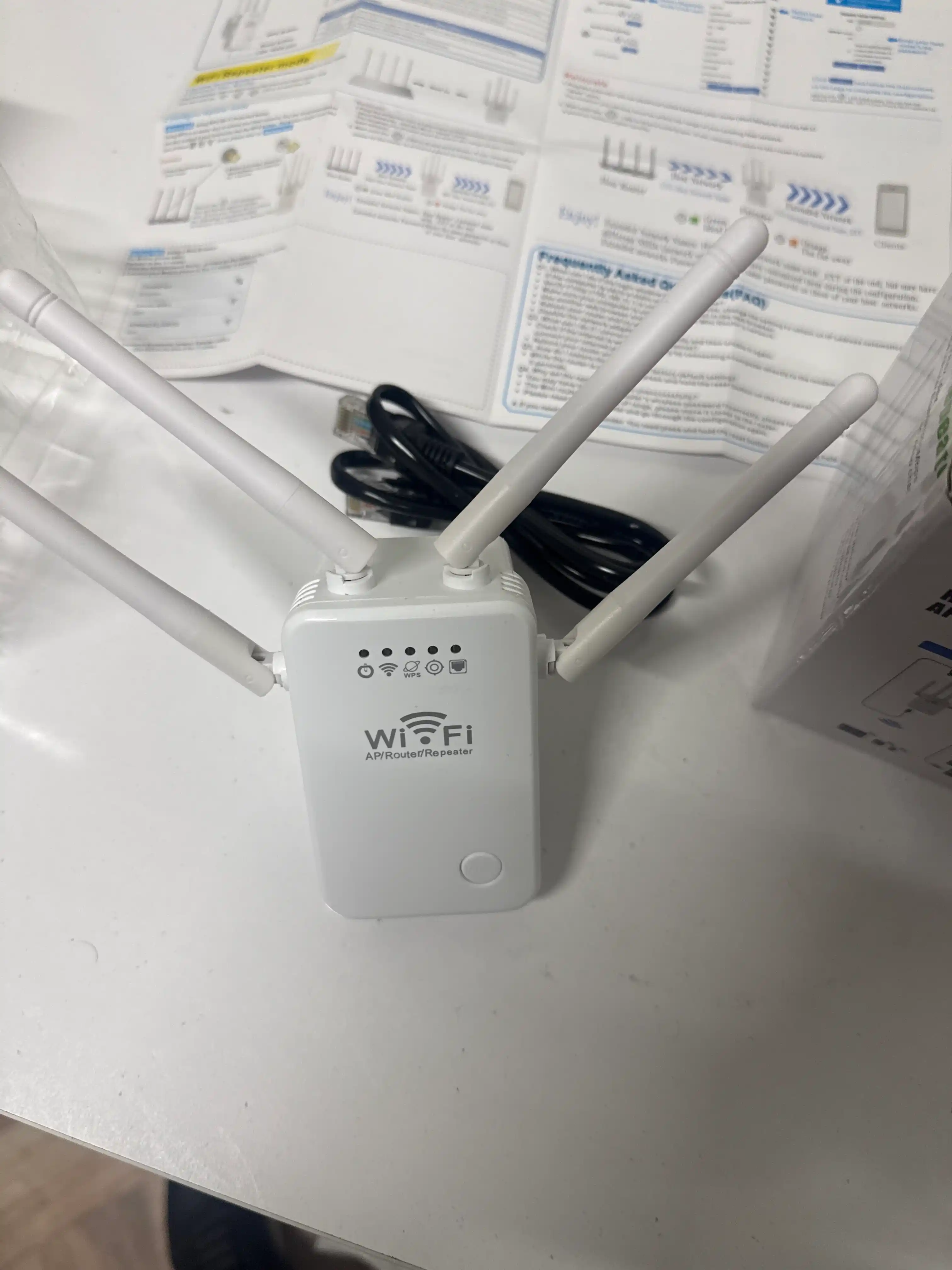 WiFi router takrorlagichi, 300 Mb/s, 2.4 GHz