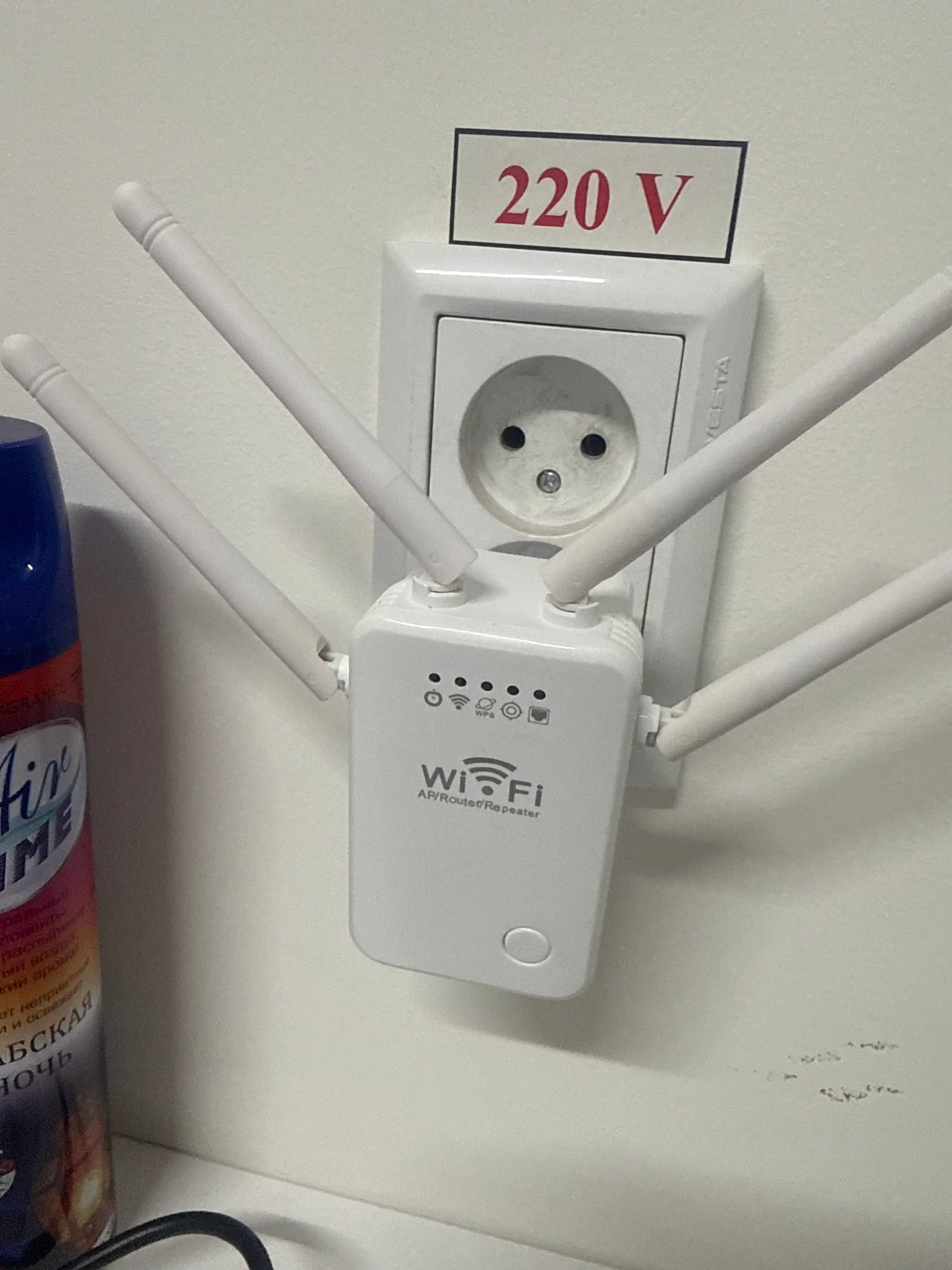 WiFi router takrorlagichi, 300 Mb/s, 2.4 GHz