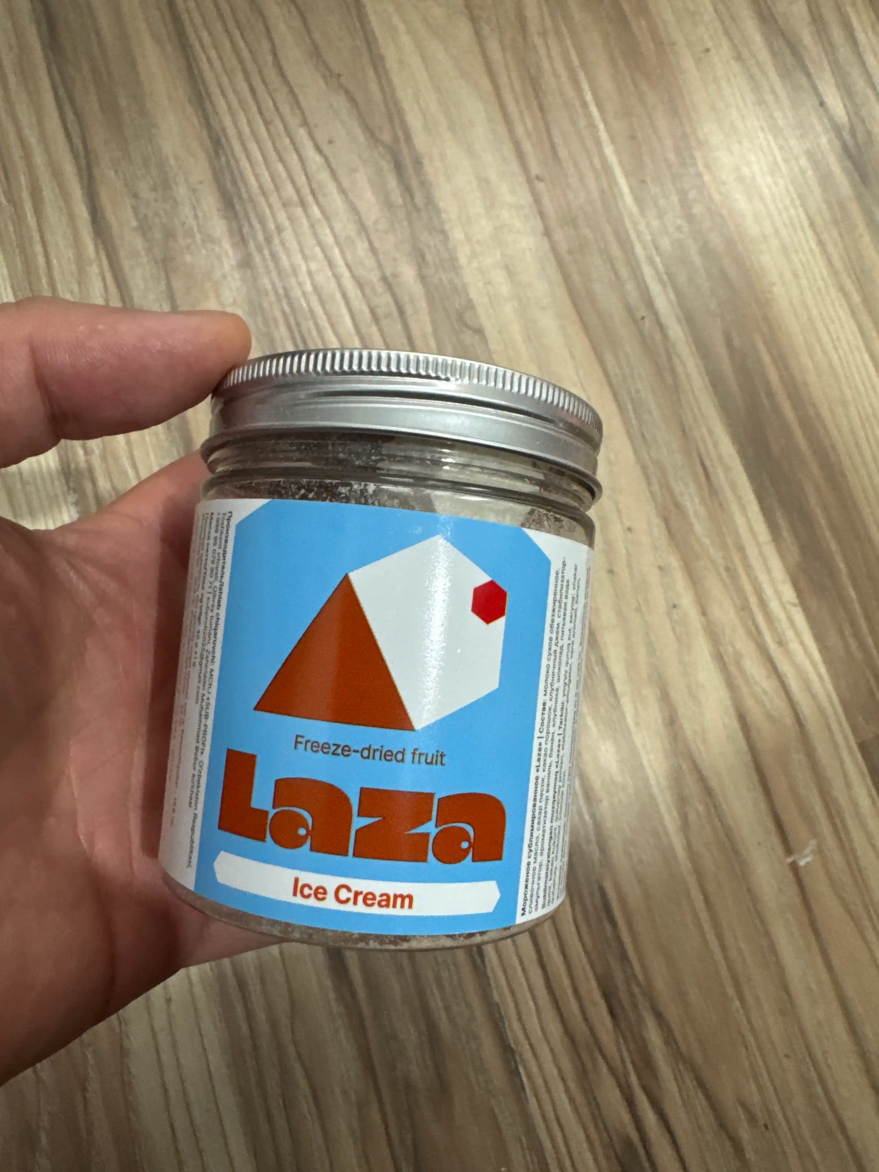 Мороженое сублимированное «LAZA», 40 гр пломбир, банан, клубника, шоколад