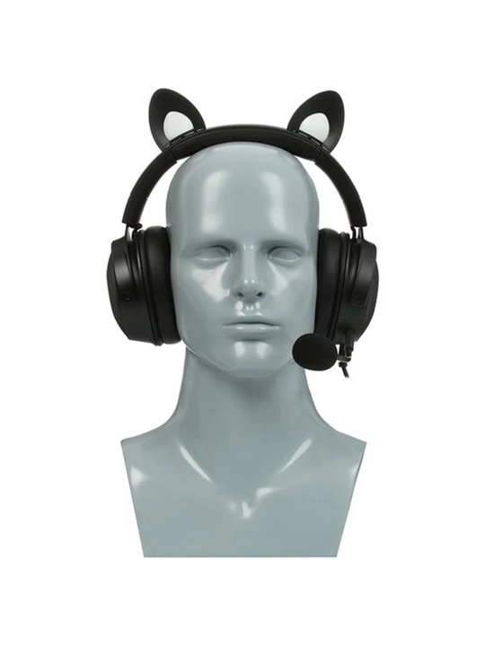 Razer Kraken Kitty V2 Pro quloqchinlari, simli, RGB yoritgich, 7.1 USB-A, o‘yin, qora