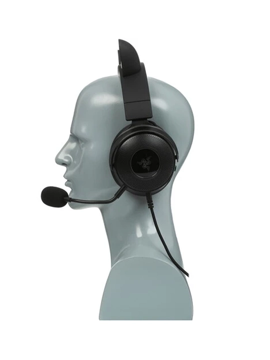 Razer Kraken Kitty V2 Pro quloqchinlari, simli, RGB yoritgich, 7.1 USB-A, o‘yin, qora