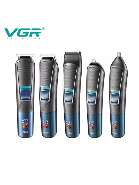 Триммер VGR V-108, 10 в 1, профессиональный, для волос и бороды, LED