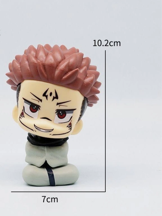 Jujutsu kaisen, gojo, sukuna, toji anime figurkalari - 