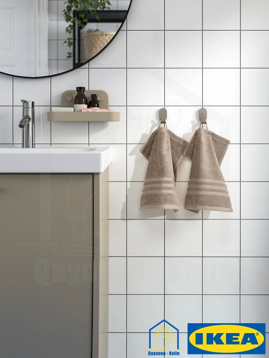 Полотенце для рук 30x30 см 1шт, хлопковое полотенце, BROKGLIM IKEA
