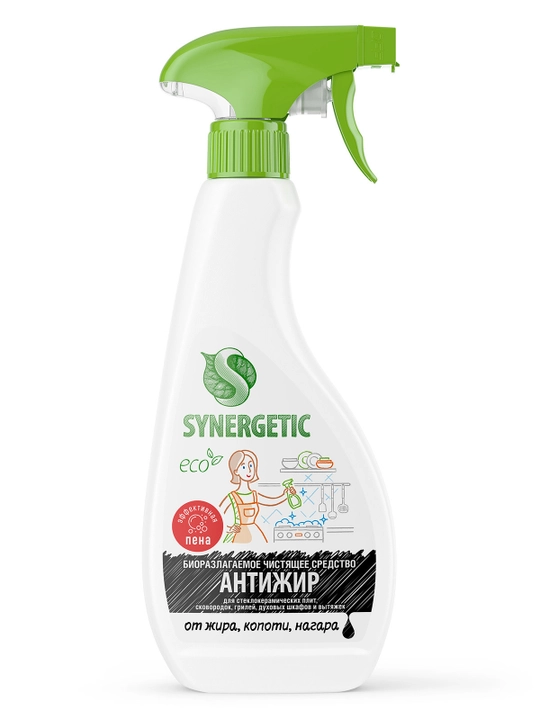 Yog‘, qurum va qurumni yo‘qotish uchun "Antijir" Synergetic tozalash vositasi, 0,5 l - 