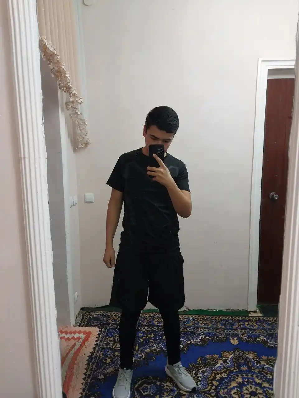 Rashgard sport kiyimlari, fitnes erkaklar kostyumi 5 tasi 1 da to'plam, zal termo kiyimlar