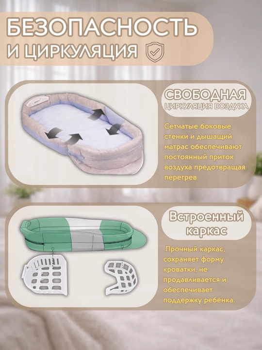 Кокон для новорожденных, кокон гнездо, кровать для детей, для новорожденных, пеленка