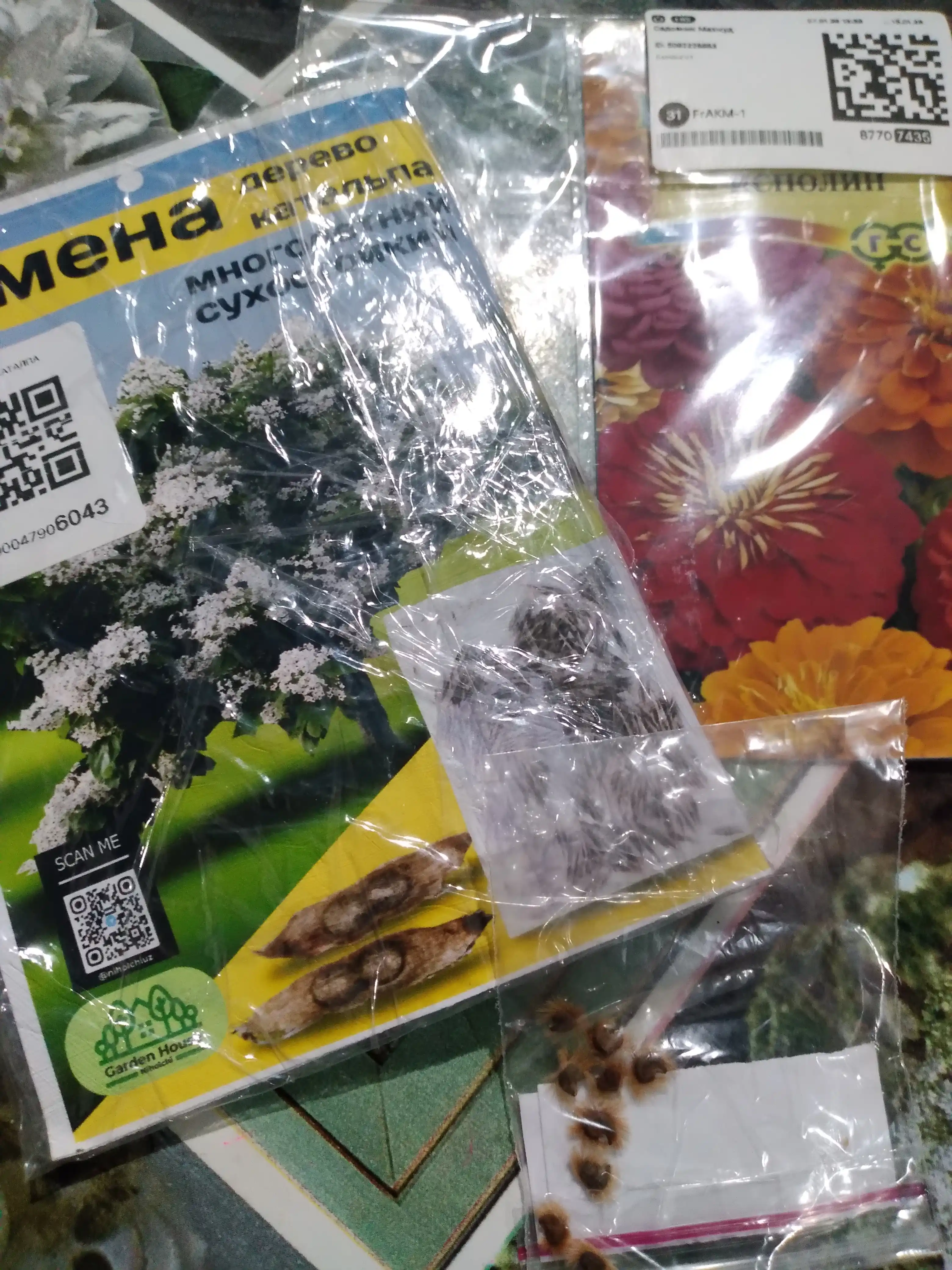 Семена цветов Кореопсис, Ипомея, Ромашка, Астра, Вербена, Гвоздика, Георгина, Цинния