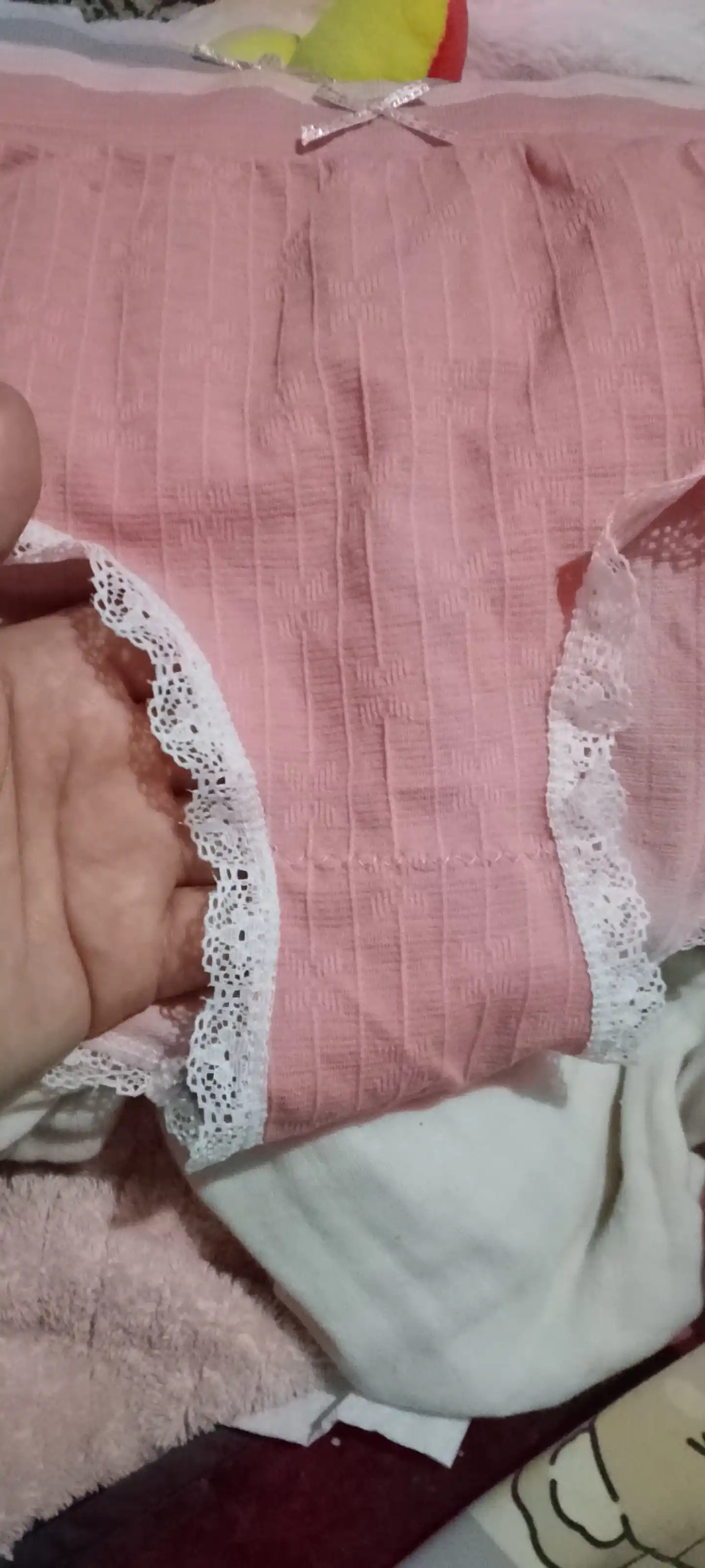 Ayollar uchun trusiklar, standart razmer, paxta, to'plamda 5 dona, ichki kiyim