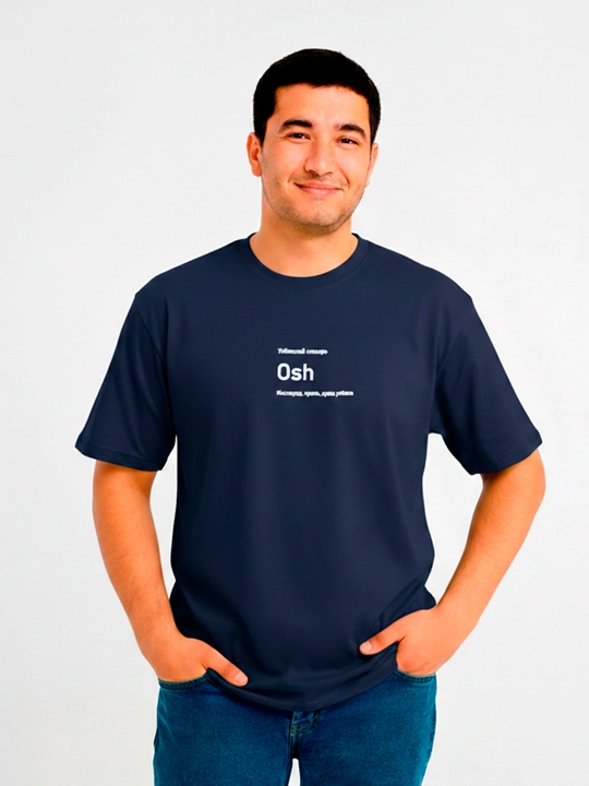 Milliy uslubdagi erkaklar futbolkasi NEO, paxta