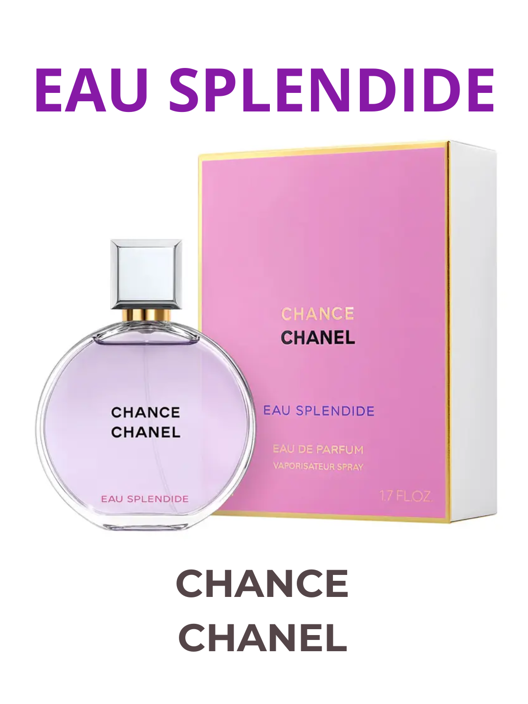 Chance Chanel Eau Splendide парфюмерная вода для женщин, 100 мл  - 