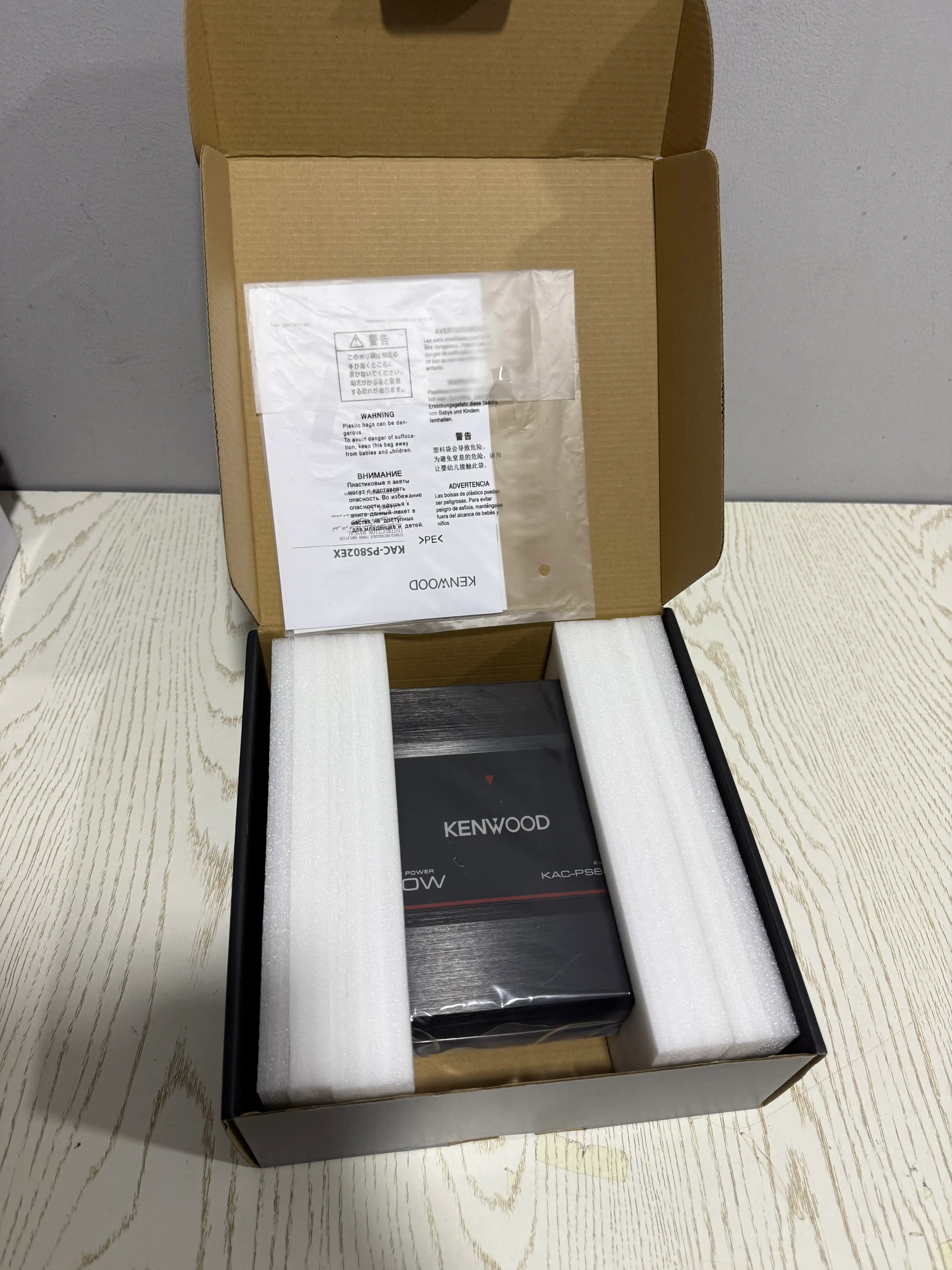 Усилитель Kenwood, 1000W 500w Усилитель мощности звука Kenwood KAC-PS804EX