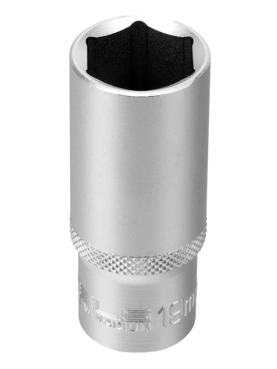 Набор удлиненных торцевых головок STELS, 3/8", 6-ти гр., CrV, 10шт., 8-19мм, 13604