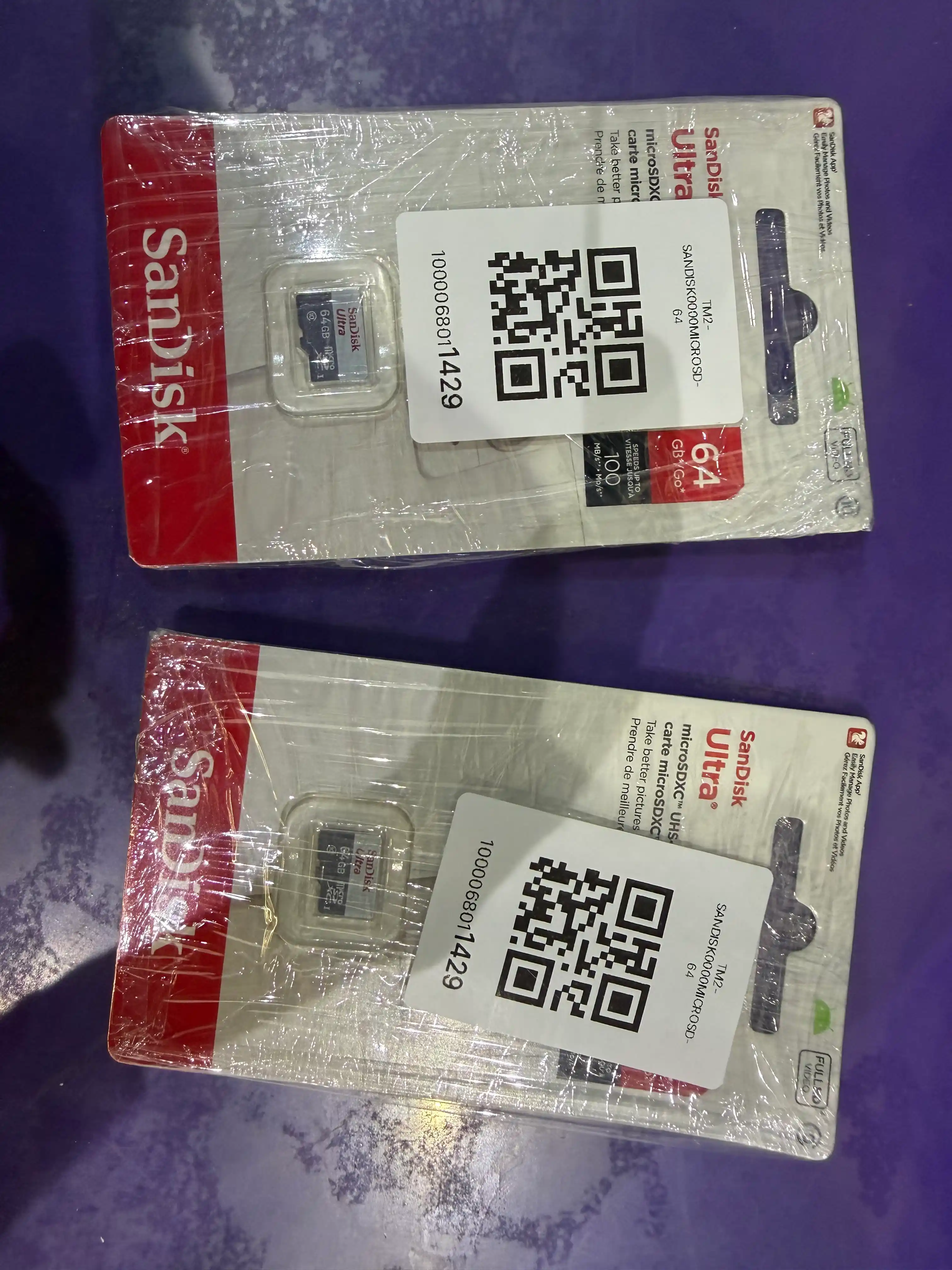 Карта памяти SanDisk Ultra, 32, 64, 128, 256, 512 ГБ, 100 Mb/s, Micro SD