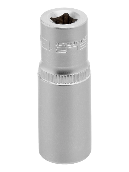 Набор удлиненных торцевых головок STELS, 1/4", 6-ти гр., CrV, 10шт., 4-13мм, 13605