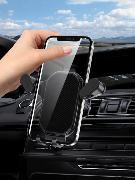 Universal avtomobil kanali telefon ushlagichi, holder, ikkita qisqich