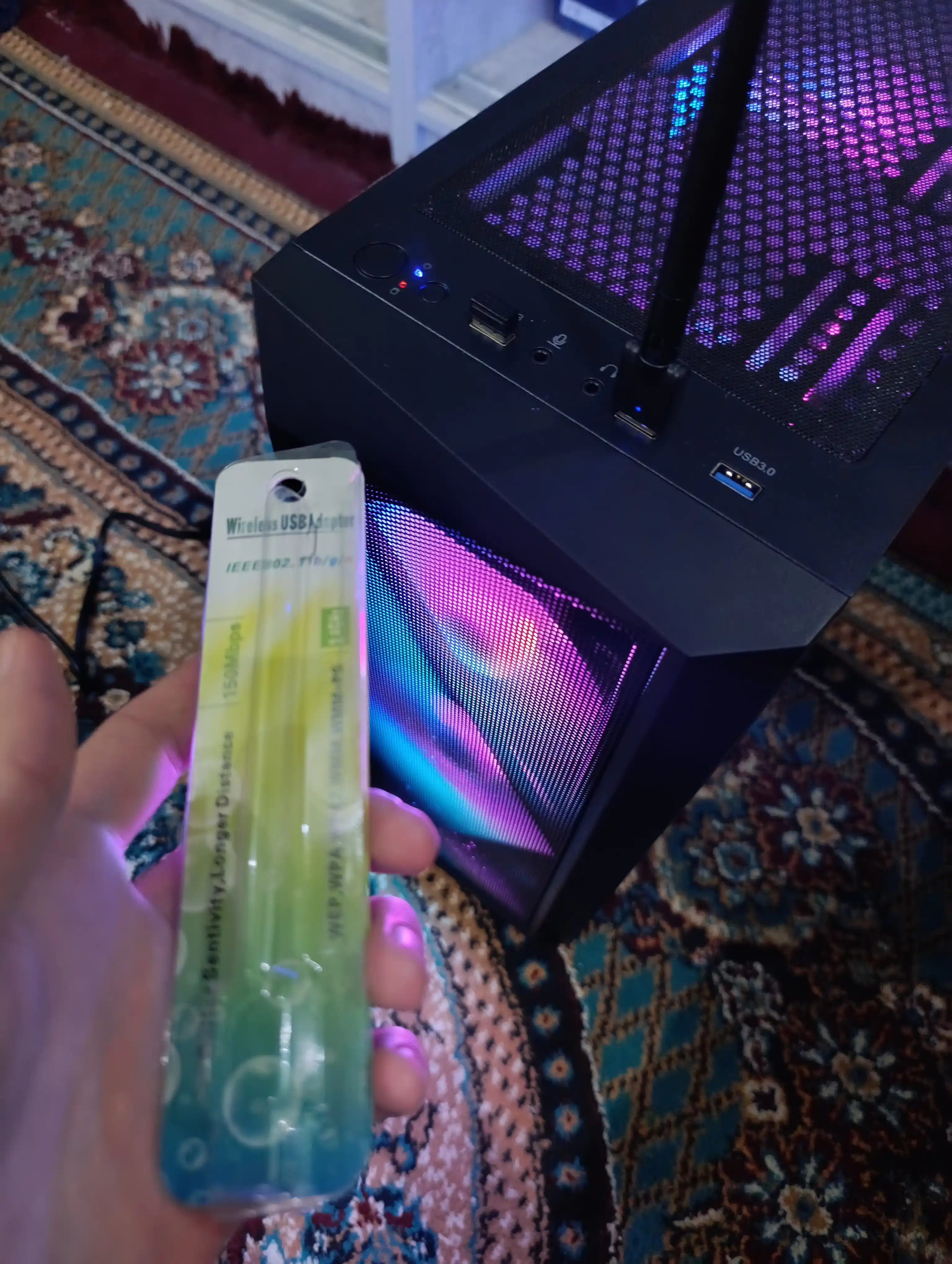 Wi-Fi USB адаптер MT7601, с антенной для подключения к беспроводным сетям