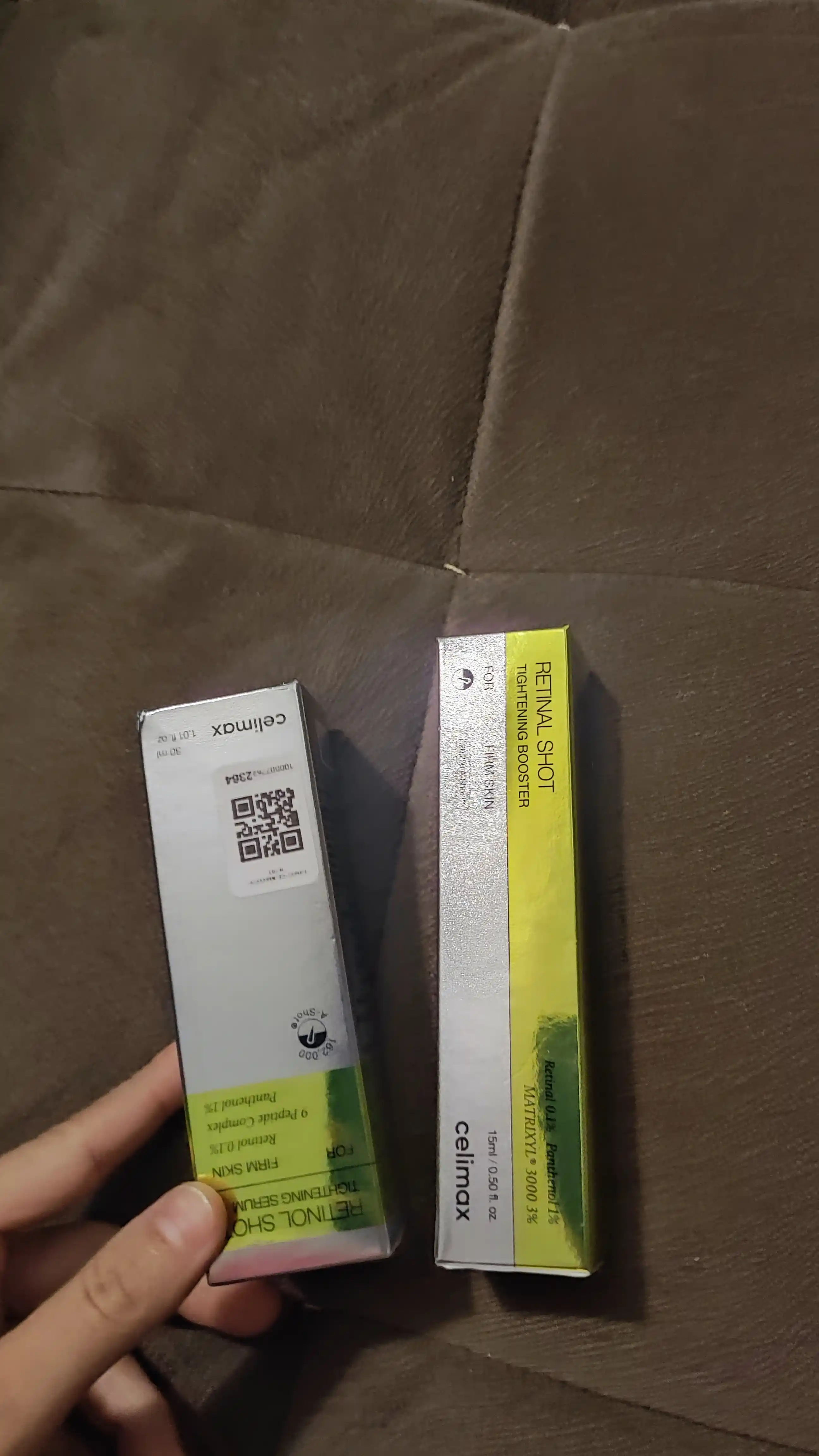 Tortuvchi retinol bilan zardob va retinol bilan tortuvchi booster-krem, Celimax