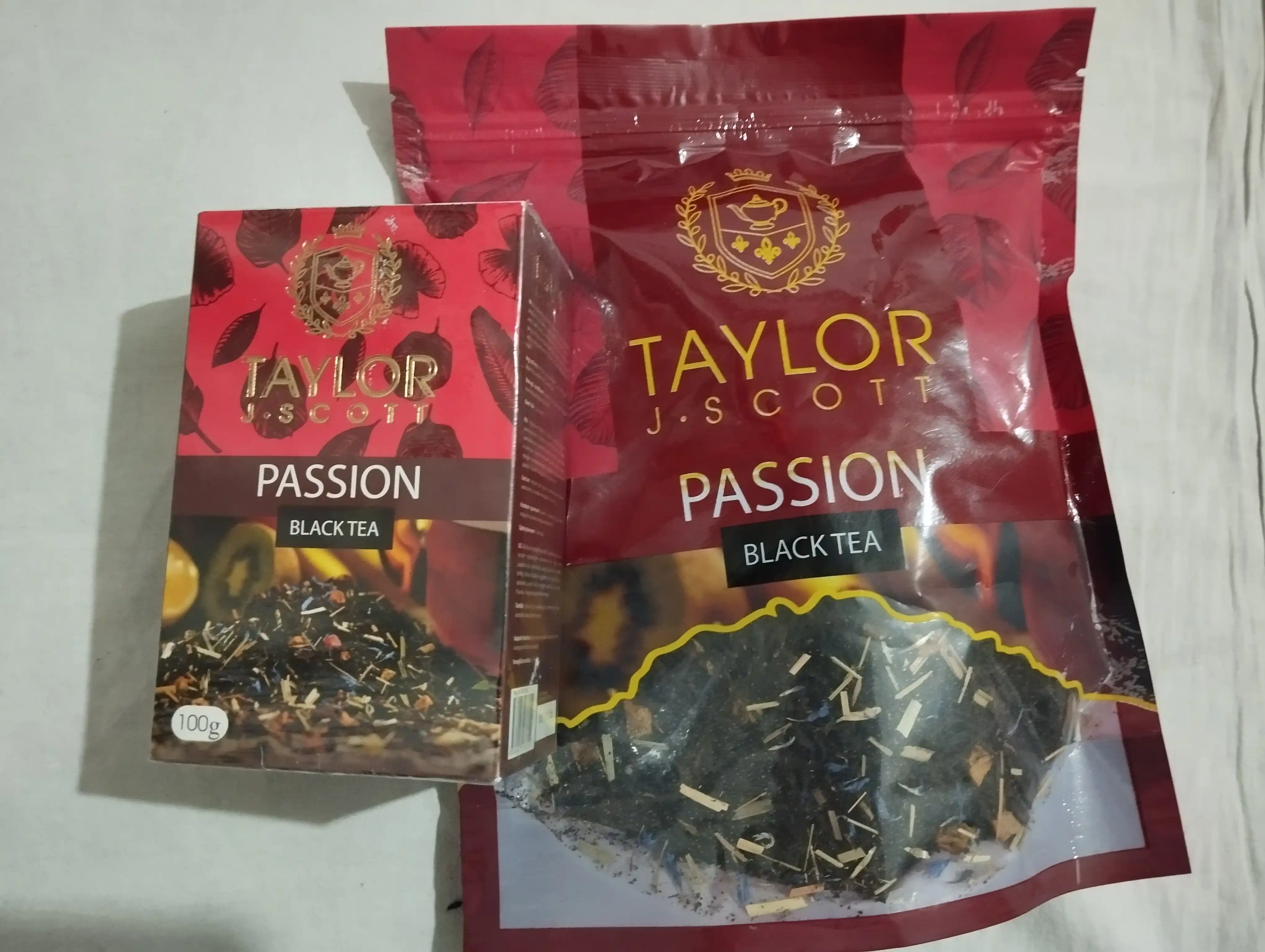 Taylor Tea Passion mevali qora choy, 250 g