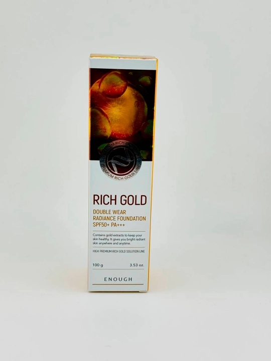 Крем тональный с золотом Rich Gold Double Wear Radiance Foundation