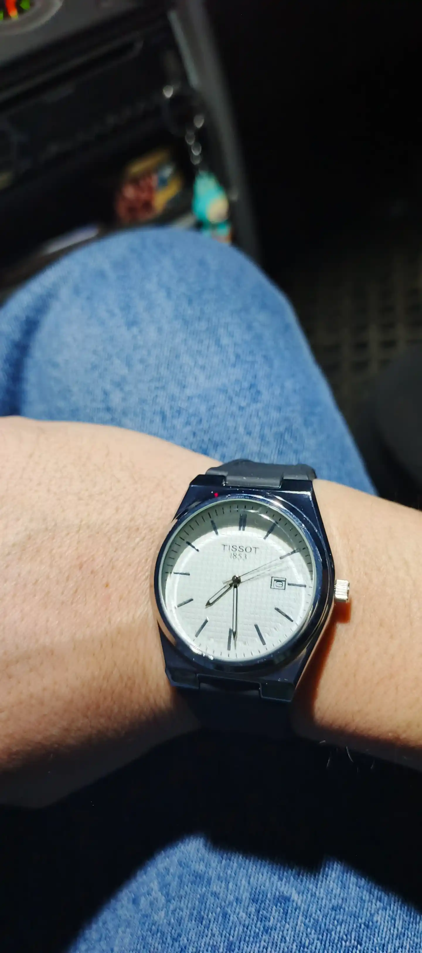 Наручные часы мужские Tissot, с силиконовым ремешком, в подарочной упаковке