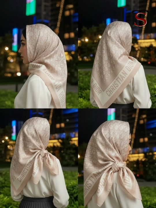 Ayollar ro‘mollari, ayollar ipak ro‘mol, shifon sharf, hijob, haj va umra uchun mos