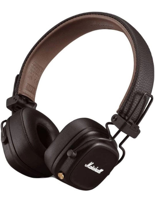 Marshall MAJOR IV Mikrofonli simsiz naushniklar, jigarrang