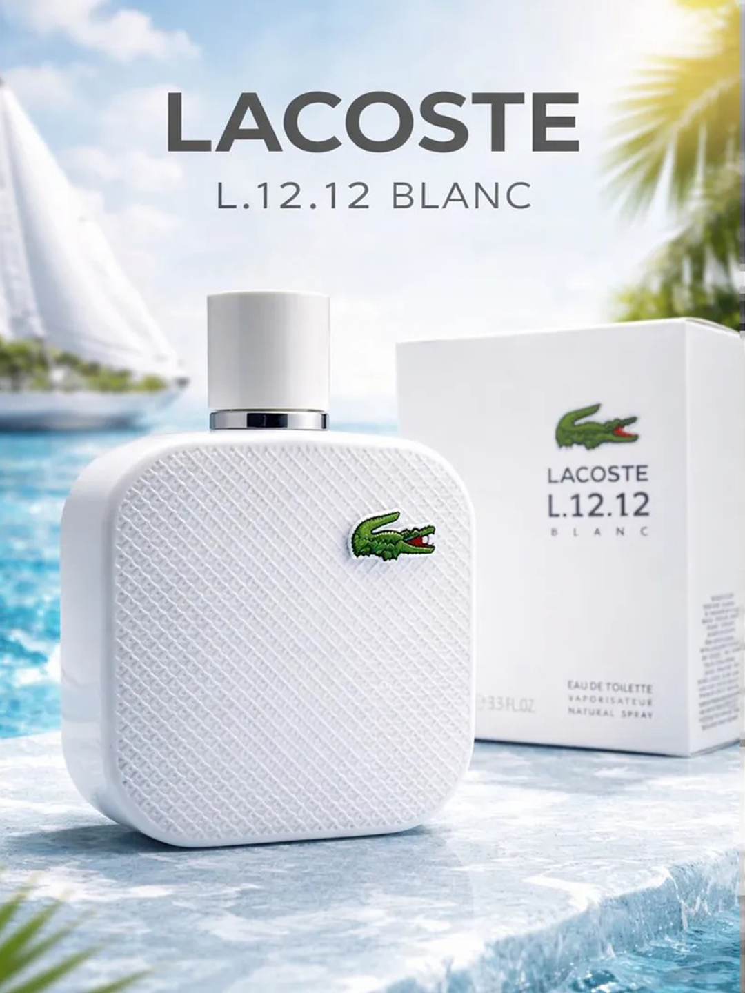 Мужские духи Lacoste Eau de Lacoste L.12.12 Blanc, 100 мл  - 
