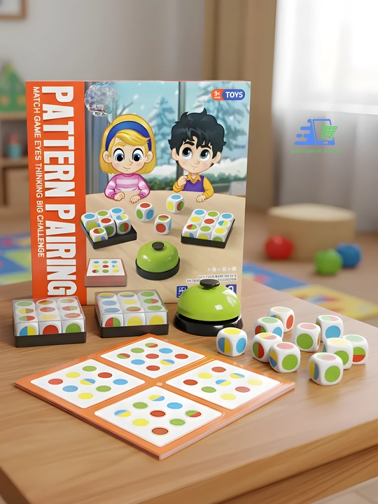 Настольная развивающая игра TIPTOPOLIS «Собери по образцу. Цвета»