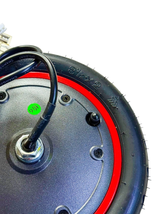 Elektr samokat uchun motor-g‘ildirak, o‘lchami: 8,5*2