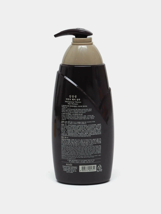 Rosée Eco Black Garlic soch shampuni — qora sarimsoq ekstrakti bilan, mustahkamlovchi