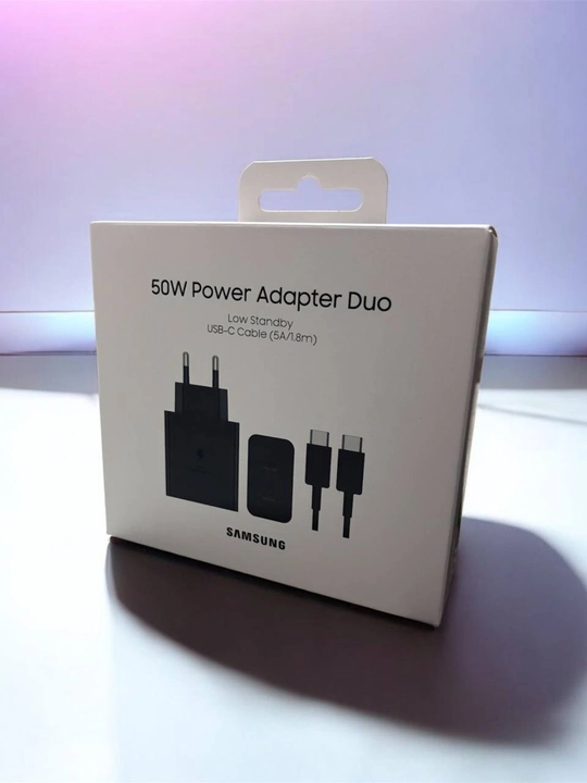 Сетевой адаптер Samsung 50W Type-C с кабелем Быстрая зарядка - 