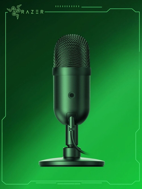 Razer Seiren V2 X  studiyaviy sifatdagi ovoz tiniq nutq va shovqinsiz kuch
