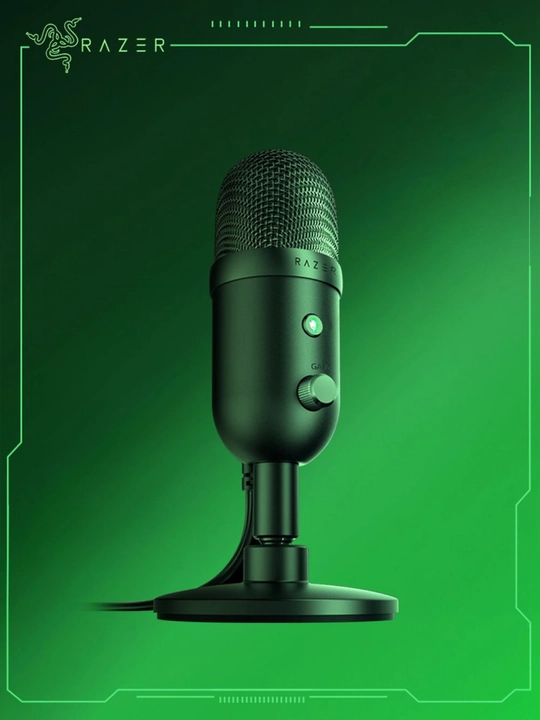 Razer Seiren V2 X  studiyaviy sifatdagi ovoz tiniq nutq va shovqinsiz kuch